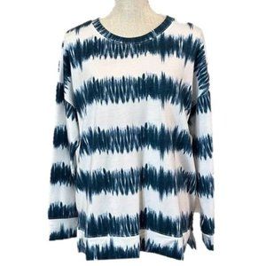 STYLE & CO Stripe Sweatshirt - Large